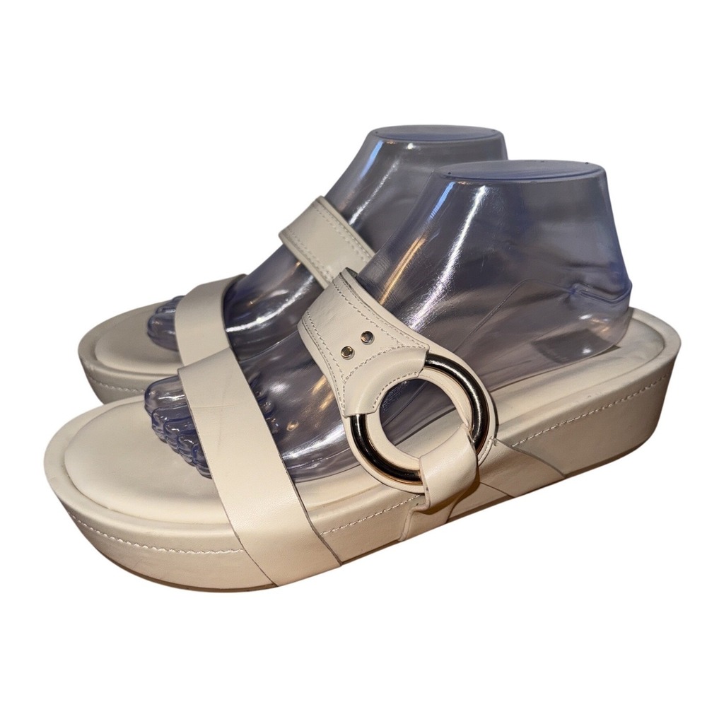 Dolce Vita Womens CICILY Cream Sandals Women's Size 11 Summer Slides - Picture 1 of 7